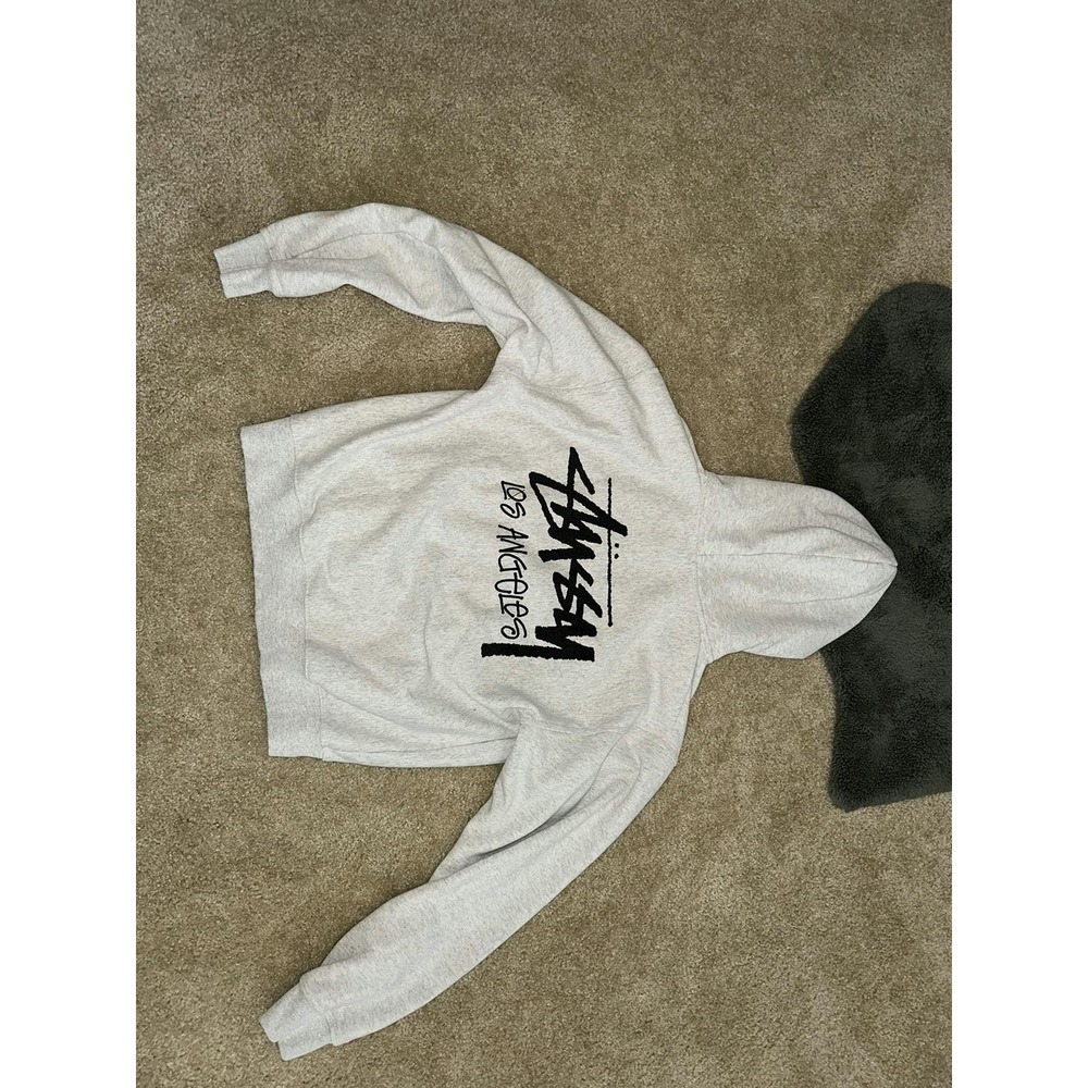 Stussy Los Angeles Zip Up Hoodie Size Large